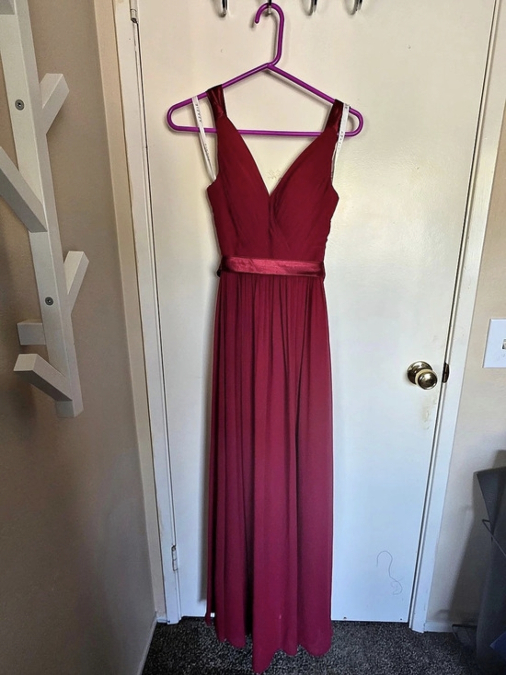 Azazie Burgundy Dress